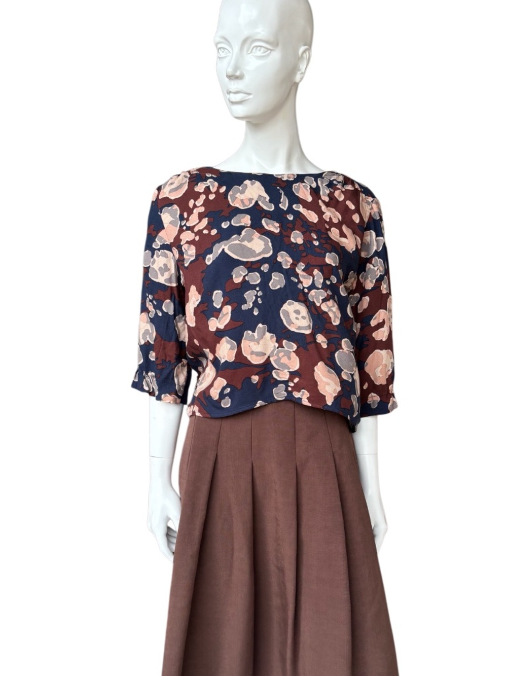 Dagg and Stacey Boxy Print Top Blouse